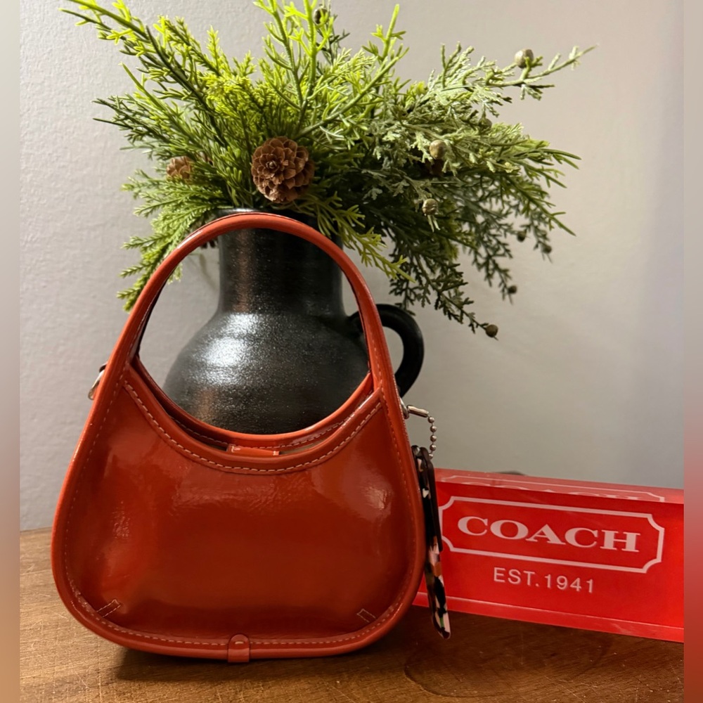 Coachtopia Mini Ergo in Crinklecut Patent Leather